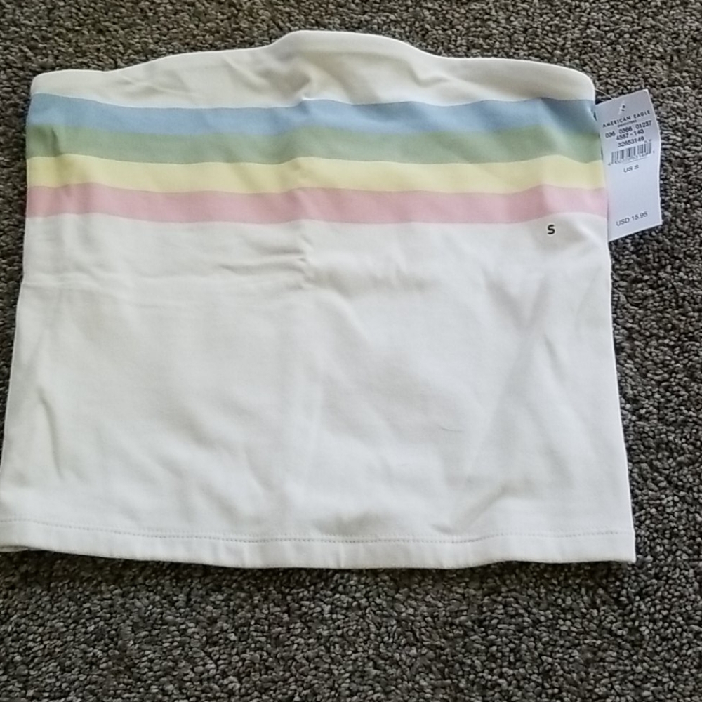 American egale crop tube top